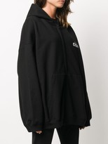 Thumbnail for your product : Balenciaga Crew large zip-up hoodie