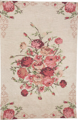 TJMAXX 4X6 Vintage Floral Area Rug, Polyester