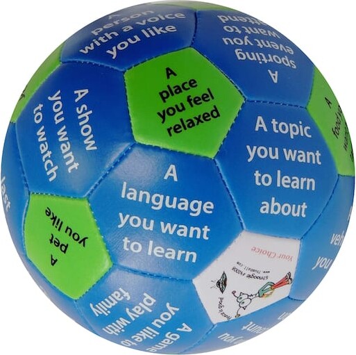 Talicor 4" All About You Thumball™ in Blue/Green