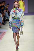 Thumbnail for your product : Versace Printed silk shirt