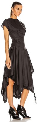 MONCLER GENIUS 1 Moncler JW Anderson Short Sleeve Flared Dress in Black