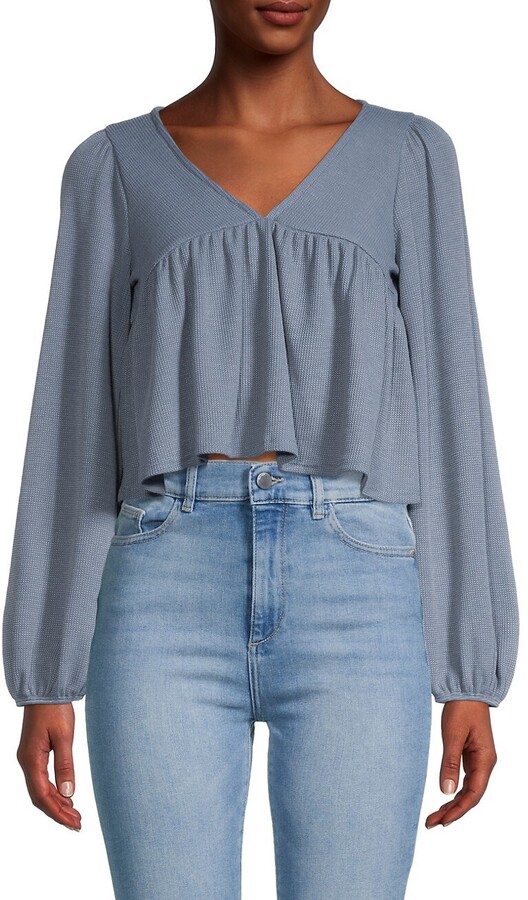 Slate Blue Top | Shop the world's largest collection of fashion 