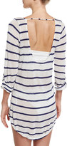 Thumbnail for your product : Splendid Striped Scoop-Back Coverup Tunic