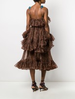 Thumbnail for your product : Christopher Kane Paisley Organza Frill Dress