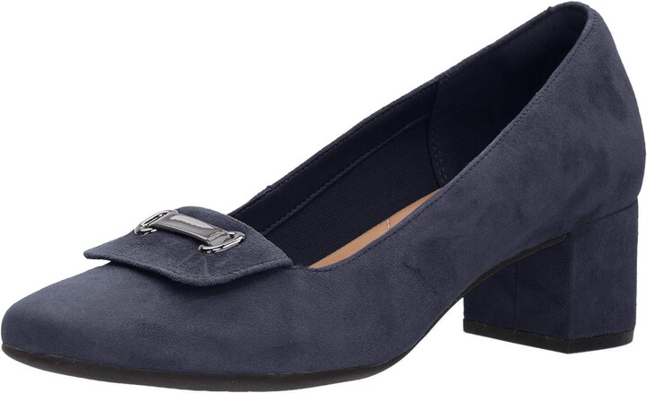 clarks idyllic pump pale blue