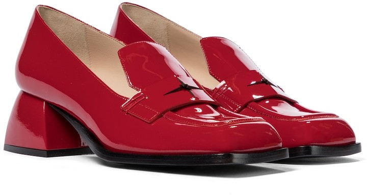 Make way Potatoes in the meantime Nodaleto Bulla Cara patent leather loafer pumps - ShopStyle