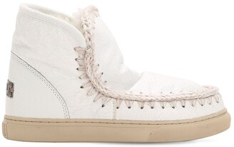 Mou 20mm Eskimo Sneaker Cracked Leather Boot