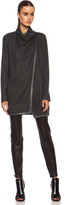 Thumbnail for your product : Helmut Lang Sonal Wool Coat in Charcoal Heather