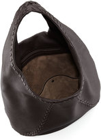 Thumbnail for your product : Bottega Veneta Cervo Leather Hobo Bag, Espresso