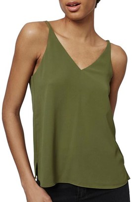 Topshop Women's Double Strap V-Back Camisole