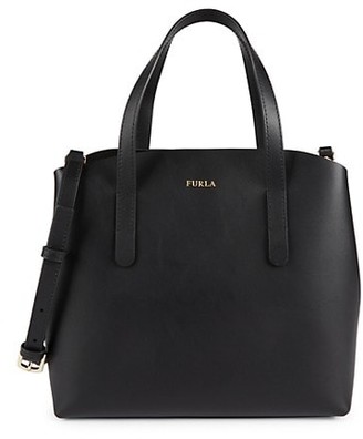 furla leather tote