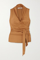 Thumbnail for your product : Max Mara Elce Silk Wrap Top