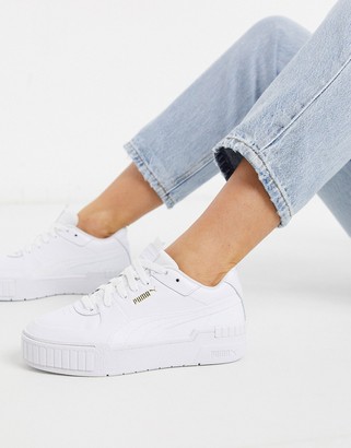 Puma Cali Sport sneakers in white - ShopStyle