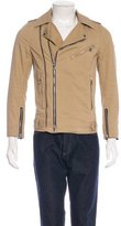 Thumbnail for your product : Balmain Moto Zip-Up Jacket w/ Tags