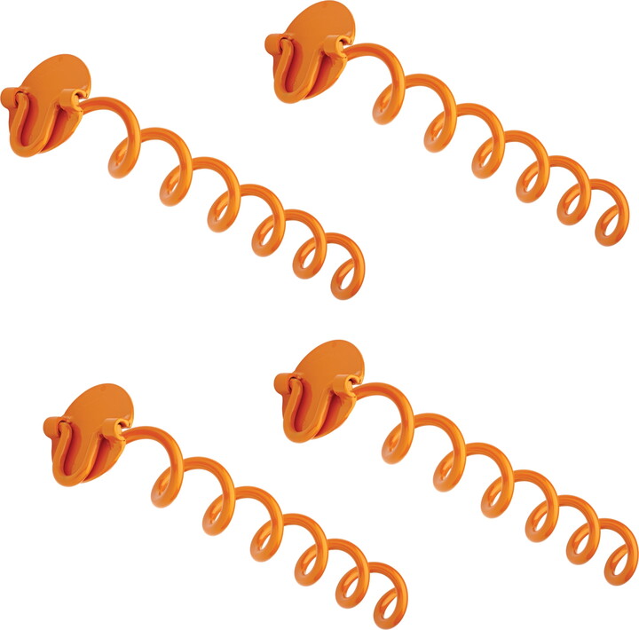 Vortex 16 in. Steel Folding Ring Spiral Anchor (4-pack)