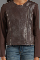 Thumbnail for your product : Ella Moss Riley Jacket with Faux Shearling