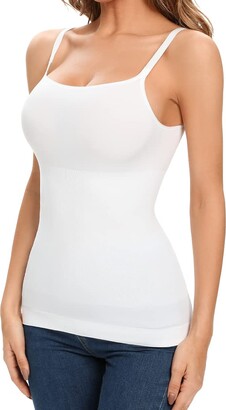 Joyshaper Seamless Control Vest Cami for Women Shapewear Camisole Tummy Slimming Body Shaping Tank Tops with Built-in Bra Body Shaper 