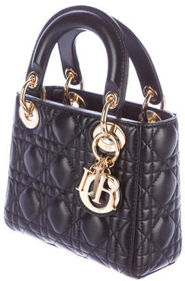 Christian Dior Mini Cannage Lady Bag