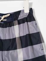 Thumbnail for your product : Burberry Kids Check Technical Swim Shorts