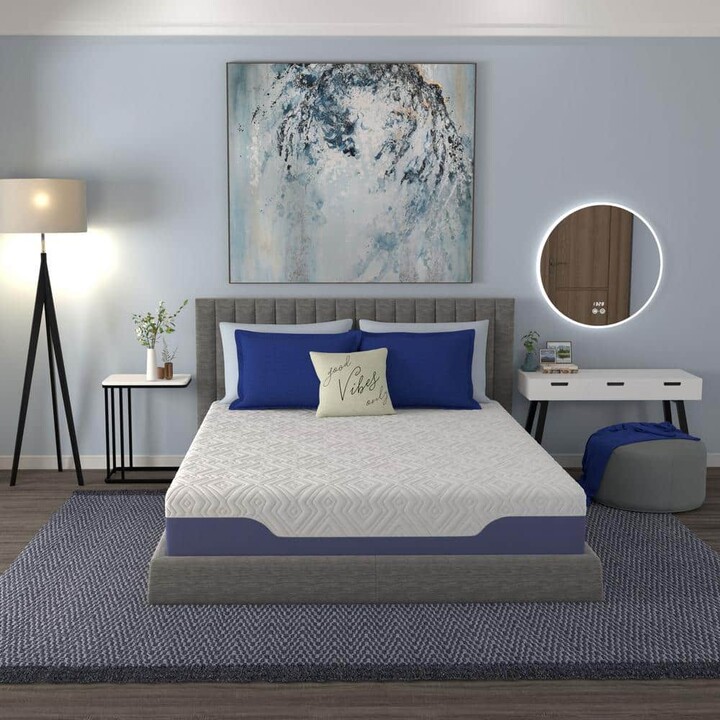 Vibe Supreme Cooling Full Medium Firm Gel Hybrid 12 in. Bed-in-a-Box Mattress