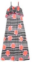Thumbnail for your product : Flowers by Zoe Girl's Striped Rose Dress