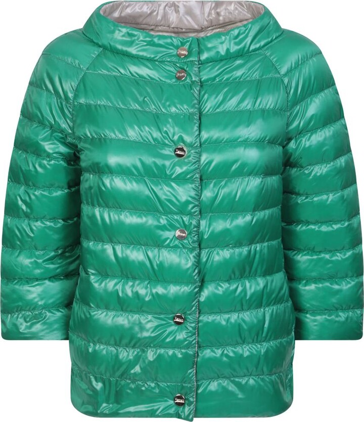 Herno Short Padded Jacket From Features A Reversible Design For An ...