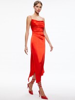 Thumbnail for your product : Alice + Olivia Vista Asymmetrical Midi Slip Dress