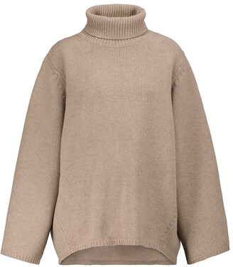 Totême Wool and cashmere turtleneck sweater