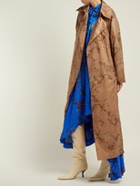 Thumbnail for your product : Preen by Thornton Bregazzi Arlissa Floral Garland Print Lightweight Coat - Nude Multi