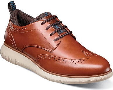 Nunn Bush Mens Stance Oxford Wing Tip Oxford Shoes