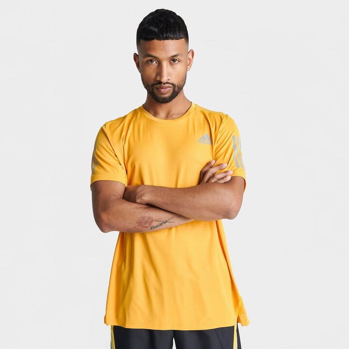 adidas Men's Yellow T-shirts | ShopStyle