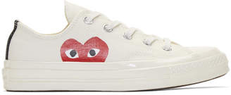 Comme des Garcons Play Off-White Converse Edition Chuck Taylor All-Star 70 Sneakers