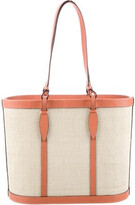 Thumbnail for your product : Hunting Season Leather Trim Handle Bag