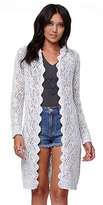 Thumbnail for your product : Kylie Minogue Kendall & Kylie Pointelle Oversized Cardigan