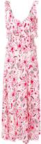 Thumbnail for your product : Dondup printed tiered sleeveless maxi dress