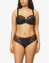 Thumbnail for your product : Fantasie Anoushka floral-embroidered stretch-lace bra