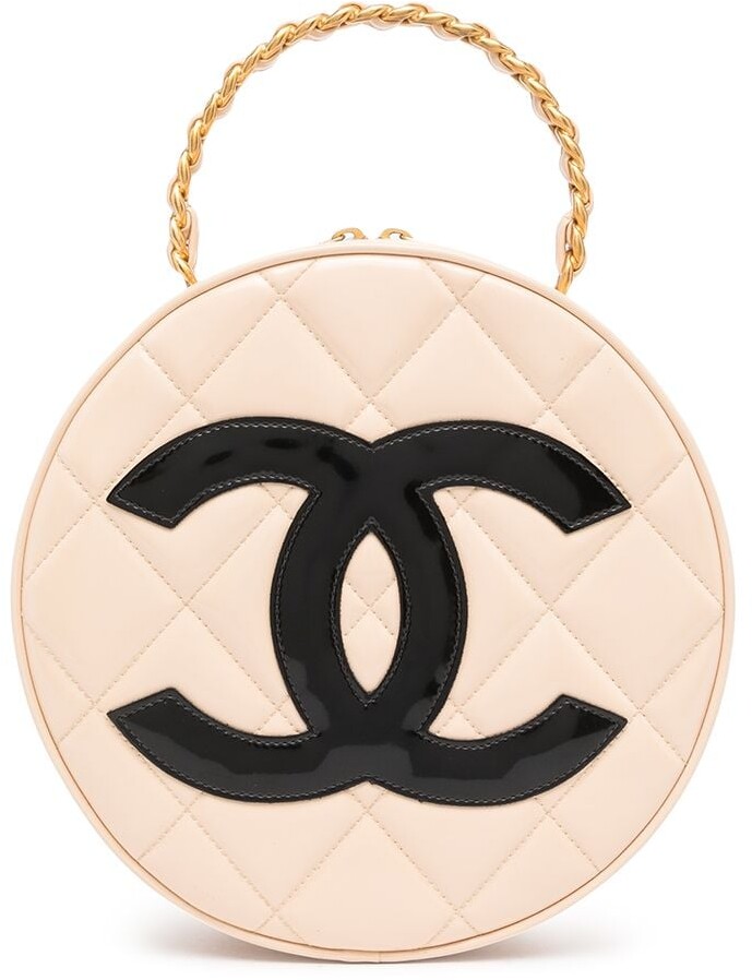 Vintage Chanel Timeless CC Dome Tote Black Lambskin Gold Hardware – Madison  Avenue Couture