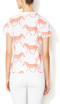 Thumbnail for your product : Orla Kiely Zebra Crossing Print Cotton T-Shirt