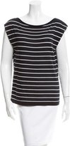 Thumbnail for your product : Prada Striped Knit Top