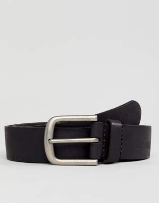 Hollister Core Leather Belt in Black