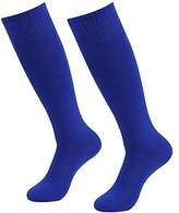 Thumbnail for your product : 3street Unisex Athletic Over Knee Running Sport Tube Compression Socks Green 6-Pairs