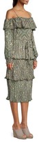 Thumbnail for your product : Allison New York Printed Tiered Pleated Dress