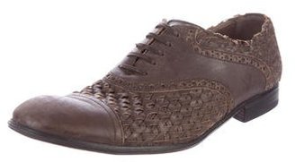 Dolce & Gabbana Woven Leather Brogues