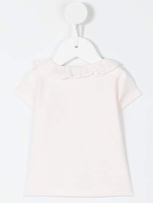 Knot frill polo top