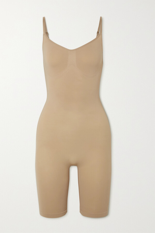 SKIMS Seamless Sculpt Low Back Bodysuit Clay ShopStyle Shapewear