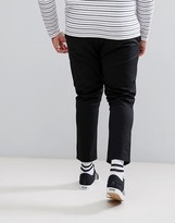 Thumbnail for your product : Asos Design ASOS PLUS Skinny Cropped Chinos In Black