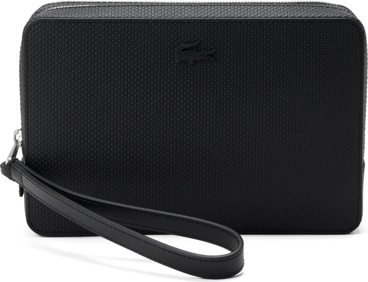 LACOSTE ● CHANTACO Clutch 送料無料 Men's Chantaco Piqué Leather Large Clutch - Bags - New In