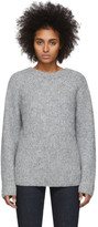 Thumbnail for your product : Helmut Lang Grey Wool and Alpaca Ghost Sweater