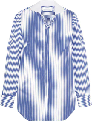Victoria Beckham Striped cotton-poplin shirt