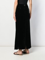 Thumbnail for your product : Emilio Pucci Pre-Owned 1990's Velvet Effect Maxi Skirt